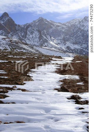 a view to Aladaglar, mountains in Turkey a view to Aladaglar, mountains in Turkey 74473290