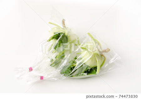 Kohlrabi in a bag Kohlrabi in a bag 74473830