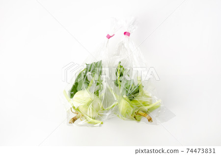 Kohlrabi in a bag Kohlrabi in a bag 74473831