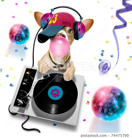 dj disco dancing music club party mirror ball 74475790