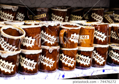Beautiful traditional handicrafts of the small town of Raquira in Colombia. The City of Pots. Beautiful traditional handicrafts of the small town of Raquira in Colombia. The City of Pots. 74476272