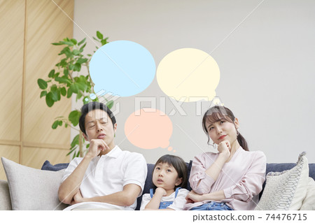 Thinking family Thinking family 74476715