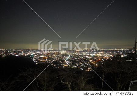 太平山的美景！數以千計的夜景！ chi木市夜景和流星 74478325