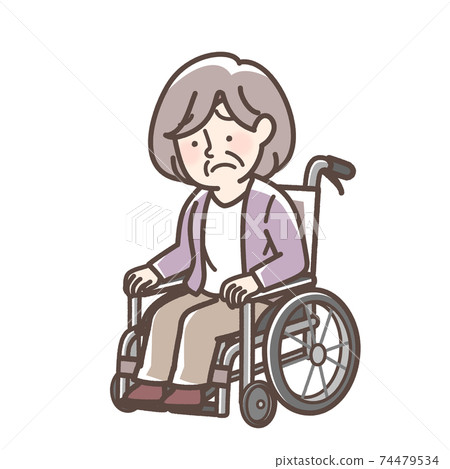 Woman in wheelchair 74479534