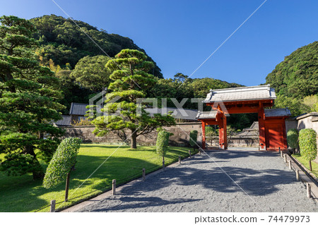 鹿兒島縣鹿兒島市薩摩域島津家庭別墅“風景秀麗的仙根園” 74479973