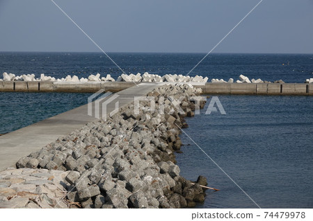 Breakwater off Wadajima, Tokushima Wadajima-cho 74479978