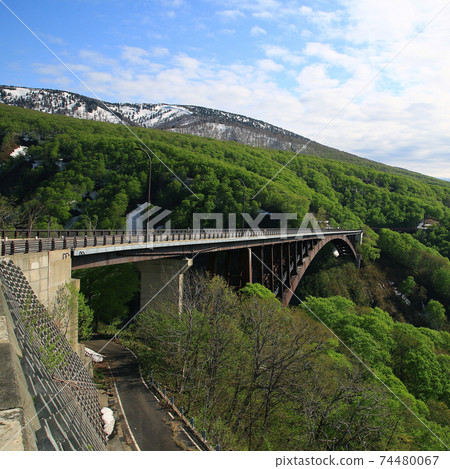 城倉大橋,城倉山溪,鮮綠色 城倉大橋,城倉山溪,鮮綠色 74480067