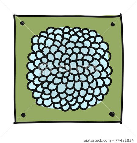 Decorated tiles. Square shape. Floral Ornament for your design Decorated tiles. Square shape. Floral Ornament for your design 74481834