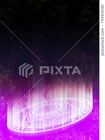 Magic circle background 2 ★ Starry sky 74483040