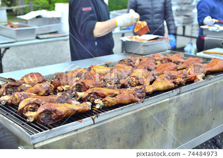 [Kanagawa] Yokosuka U.S. military base stall turkey leg 74484973