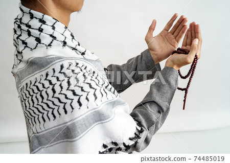 hand open arm while pray in islamic culture hand open arm while pray in islamic culture 74485019