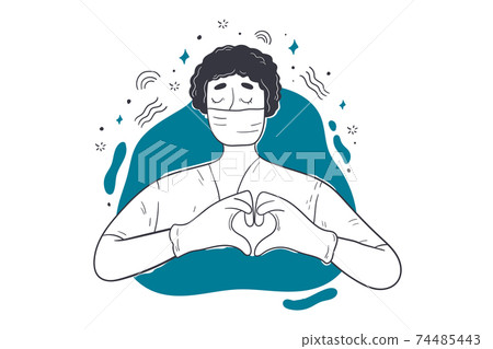 Healthcare, medicne, coronavirus protection concept 74485443