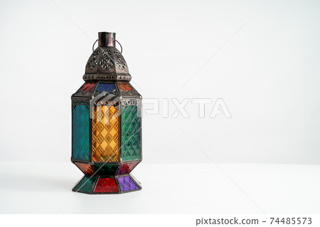 Arabic lantern background 74485573