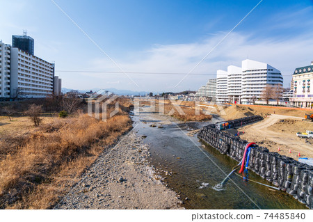 River revetment work Hachioji City Asakawa River revetment work Hachioji City Asakawa 74485840