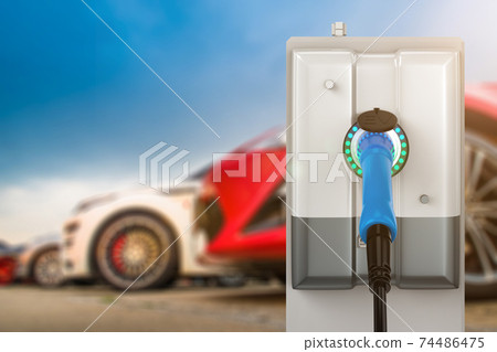 EV charging station EV charging station 74486475