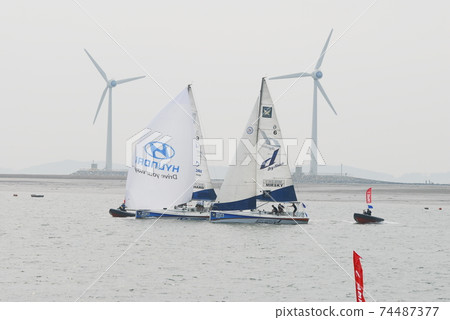 Hwaseong City, Jeongok Port, Yacht Tournament, Ship, Port 74487377