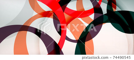 Ring geometric shapes, o letter repetition wallpaper. Abstract background for business or technology presentations, internet posters or web brochure covers Ring geometric shapes, o letter repetition wallpaper. Abstract background for business or technology presentations, internet posters or web brochure covers 74490545