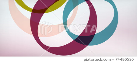 Ring geometric shapes, o letter repetition wallpaper. Abstract background for business or technology presentations, internet posters or web brochure covers Ring geometric shapes, o letter repetition wallpaper. Abstract background for business or technology presentations, internet posters or web brochure covers 74490550
