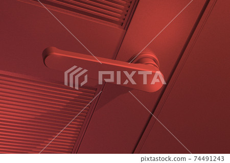 門把手(槓桿式鋁門/ 3DCG) 門把手(槓桿式鋁門/ 3DCG) 74491243