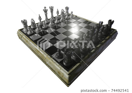 Chess (CG: transparent material) Chess (CG: transparent material) 74492541