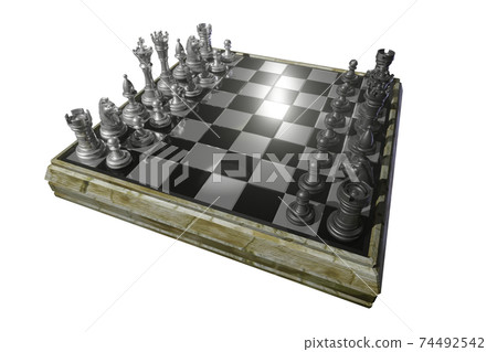 Chess (CG: transparent material) - Stock Illustration [74492542] - PIXTA