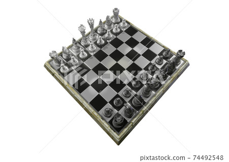 Chess (CG: transparent material) - Stock Illustration [74492548] - PIXTA