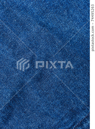 Dark blue jeans denim texture fabric background 74495263
