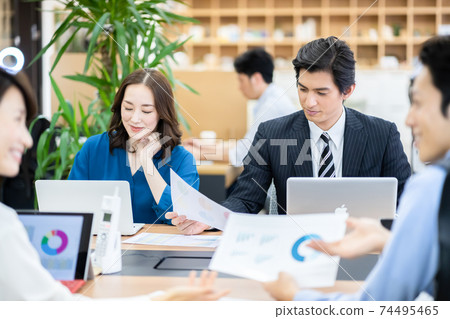 Coworking space company employee business image venture company 74495465