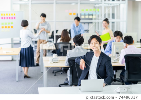 Young engineer in the office Young engineer in the office 74496317