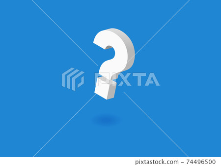 Illustration material of question, question, question, hatena Illustration material of question, question, question, hatena 74496500