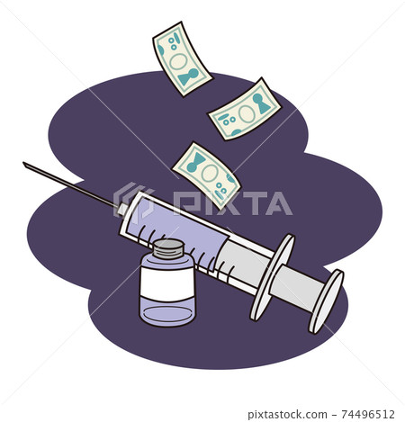 Dark vaccine with money Dark vaccine with money 74496512