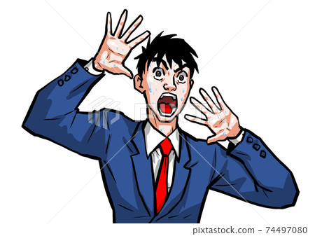 驚喜,西裝,恐懼,男人,西裝, 驚喜,西裝,恐懼,男人,西裝, 74497080