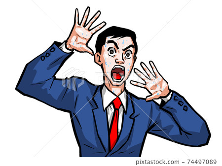 Surprise, suit, fear, man, suit, Surprise, suit, fear, man, suit, 74497089