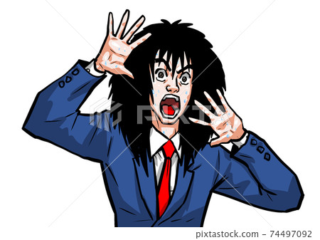 驚喜,西裝,恐懼,男人,西裝, 驚喜,西裝,恐懼,男人,西裝, 74497092