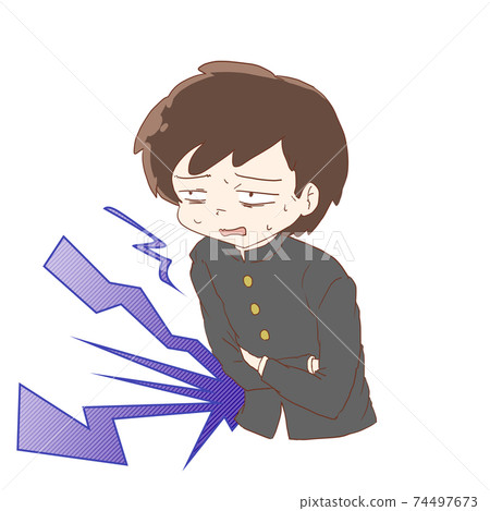 Abdominal pain_boy student 74497673