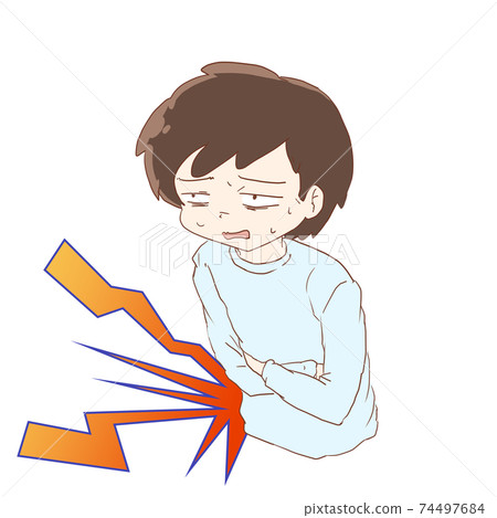 肚子疼的男人 74497684