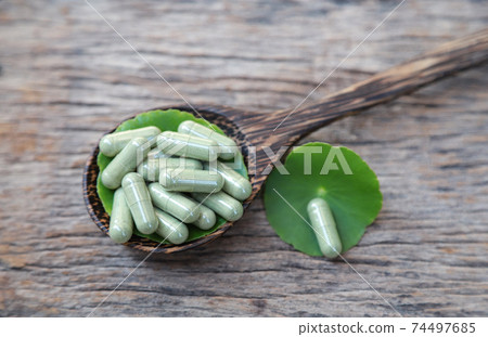 herbal medicine incapsule from organic herb for healthy eating herbal medicine incapsule from organic herb for healthy eating 74497685