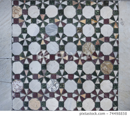 Vatican,Italy-April 04,2014: Mosaic floors Vatican,Italy-April 04,2014: Mosaic floors 74498838