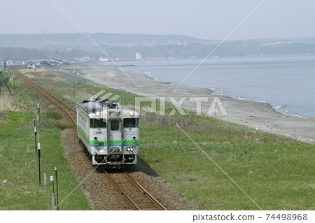 Kitahama Station JR Kitahama Station B76 Senmo Main Line Station closest to the Sea of Okhotsk Kiha 40 74498968