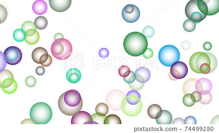CG bubble colorful bubble CG bubble colorful bubble 74499280