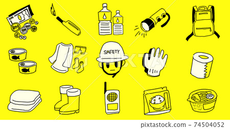 Disaster Preparation-Disaster Prevention Goods List 74504052