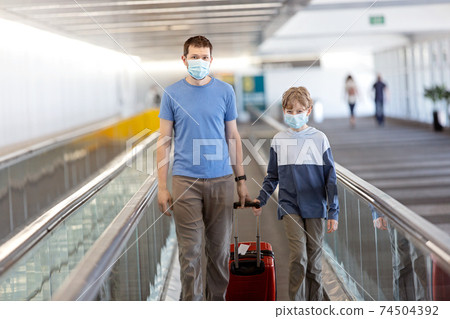 family travel during coronavirus pandemic 74504392