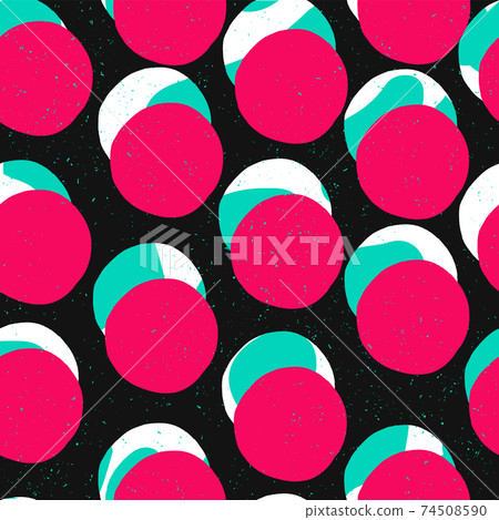 Pop-art style seamless print. Abstract Vector Seamless Background. 74508590