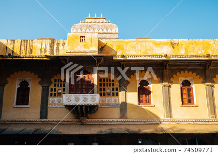 Bagore Ki Haveli, old traditional house in Udaipur, India 74509771