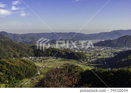 岡山縣小田區八重町八重町的景色 岡山縣小田區八重町八重町的景色 74510034