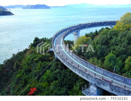 Ehime Prefecture / Shimanami Kaido / Kurushima Kaikyo Bridge 74510181
