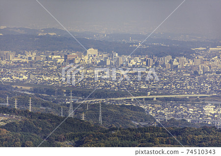 岡山縣淺口市Yoshozan的倉敷市 岡山縣淺口市Yoshozan的倉敷市 74510343