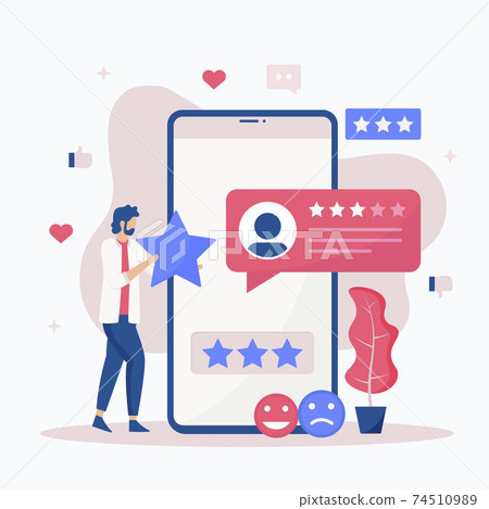 feedback, rating, review 74510989