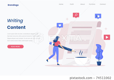 blog, writer, vector 74511002