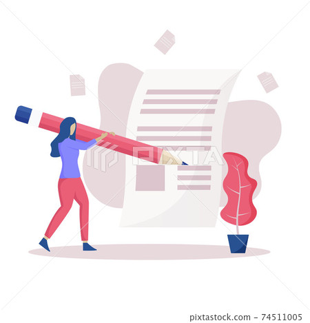 blog, writer, vector 74511005